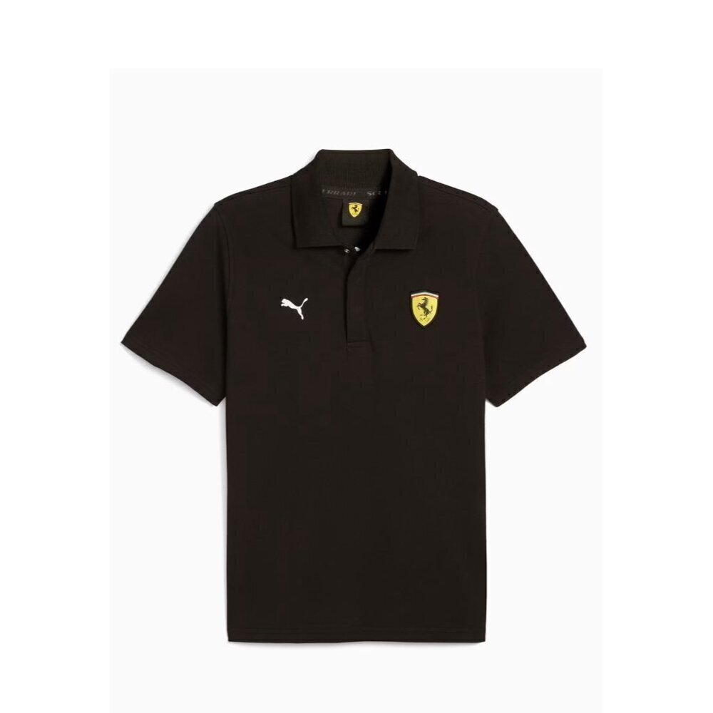 Puma Scuderia Ferrari Race Men's Motorsport Graphic Polo black size Large